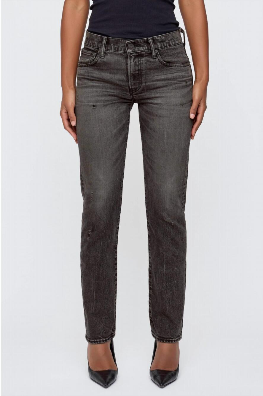 NEW MOUSSY bellview slim straight jean in moussy vintage